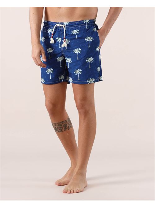 swimshort with cord coulisse MC2 SAINT BARTH | CAPRESE-01401H61 BUTI PALM